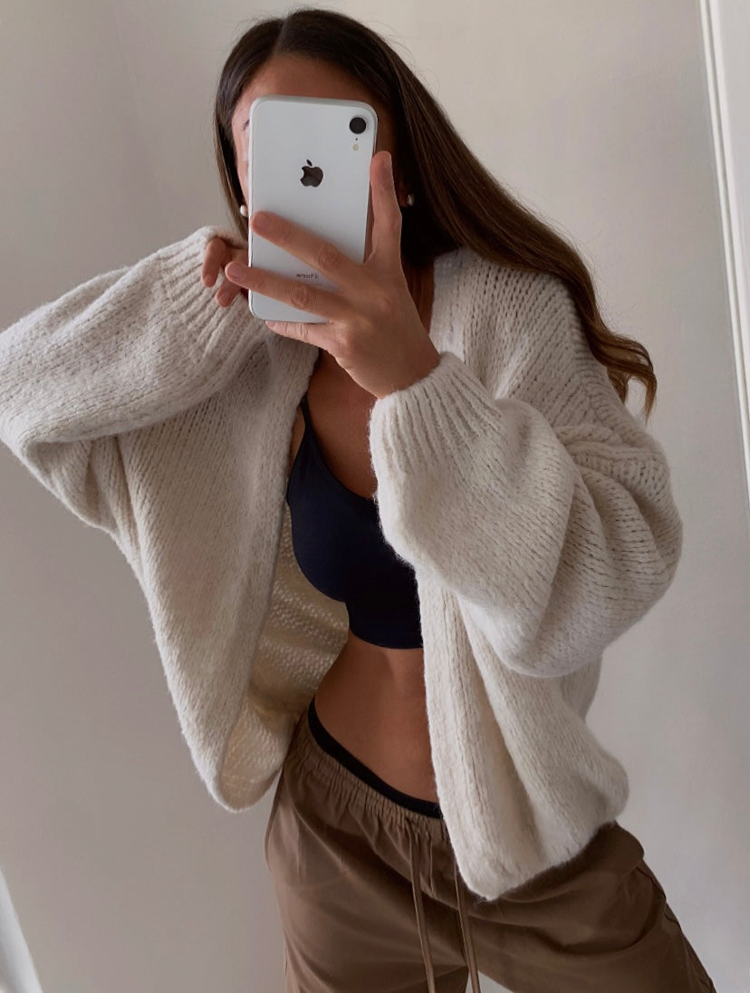 Cardigan monocolore
